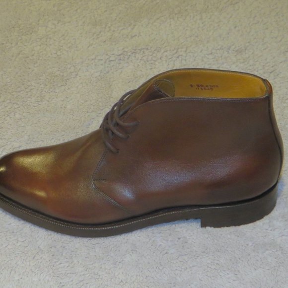 Edward Green Banbury Dark Oak Brown Leather Chukka Boots 8.5 E NWB main image 4